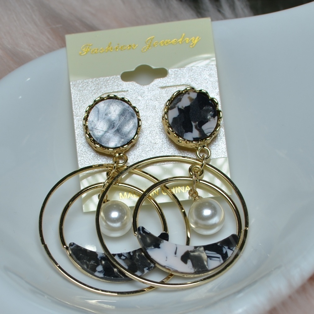 Gray Earrings